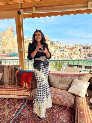 Terrace/patio - Gedik Cave Hotel (Nevsehir)