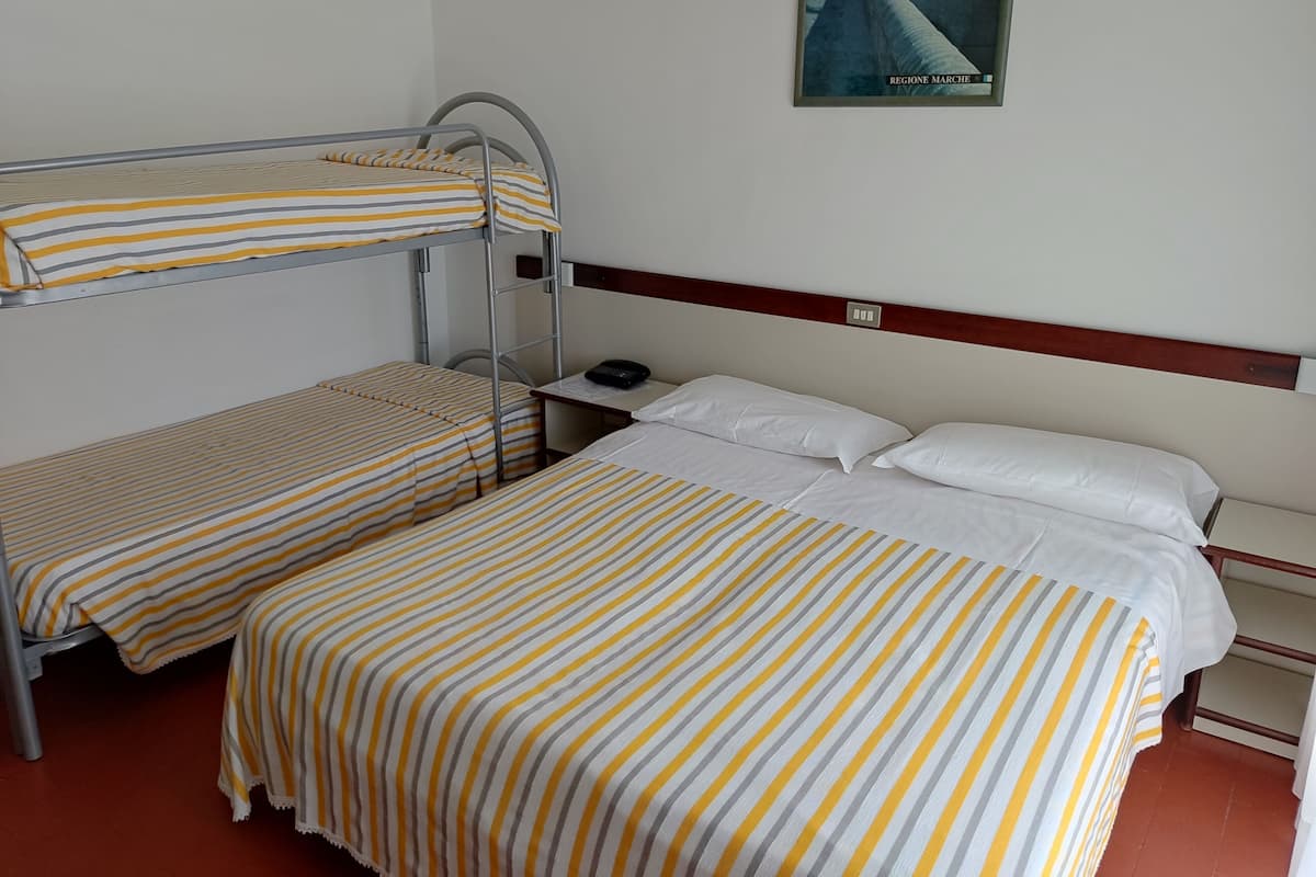 Down duvets, in-room safe, desk, cots/infant beds
