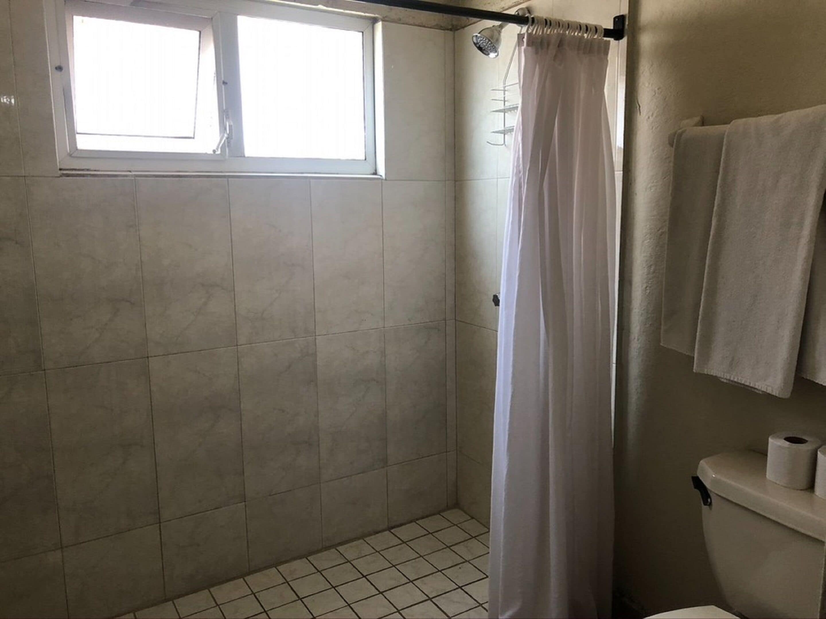 standard triple room, multiple beds | bathroom | shower, towels