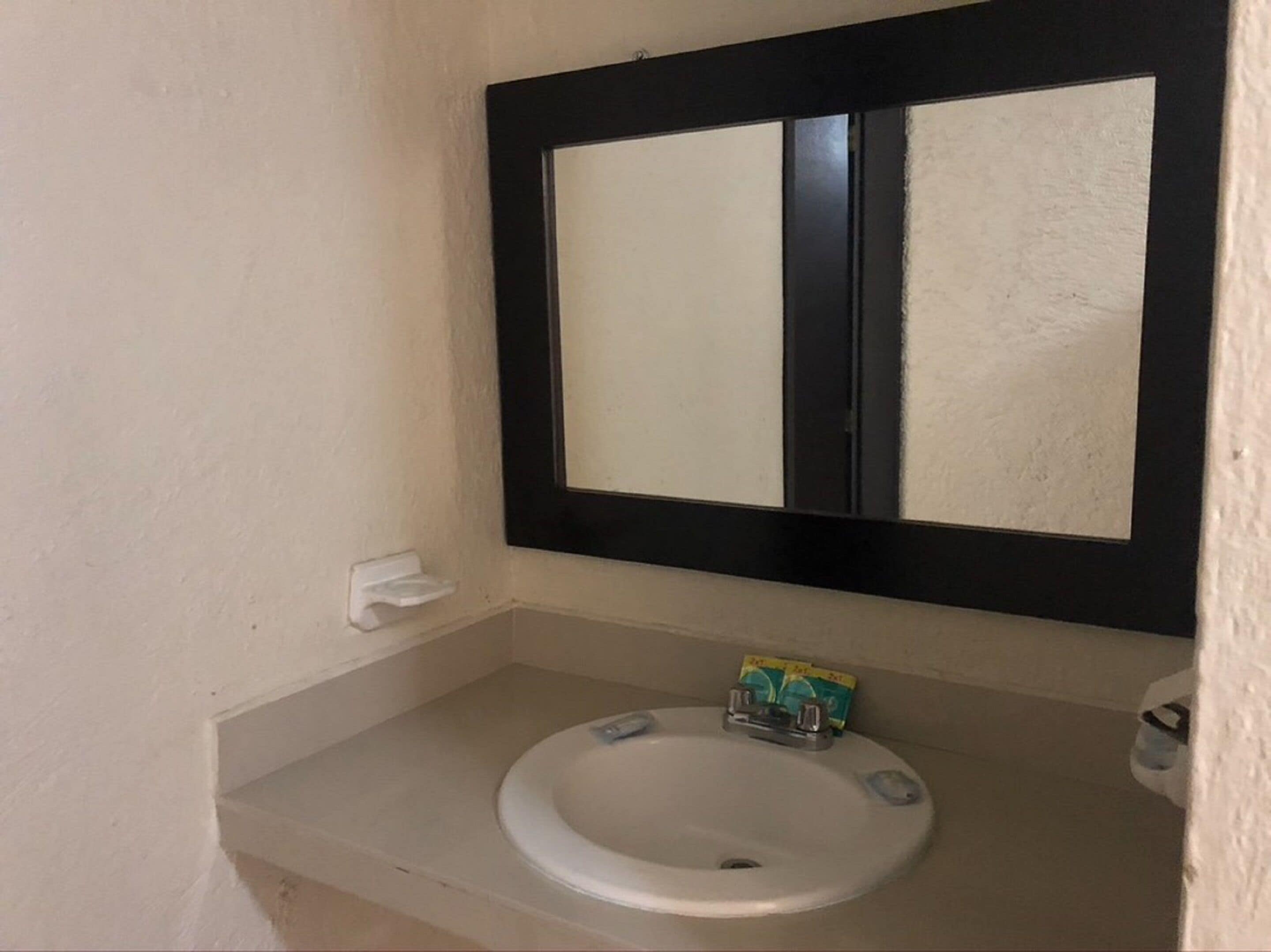 standard room, 2 double beds | bathroom | shower, towels