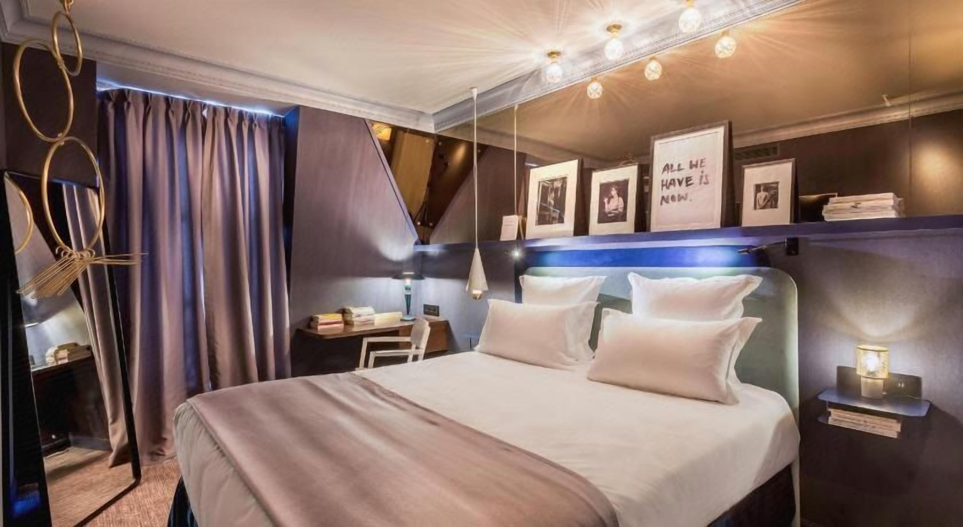 In-room safe, desk, blackout curtains, soundproofing