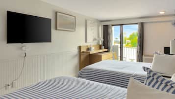 Laptop workspace, free WiFi, bed sheets