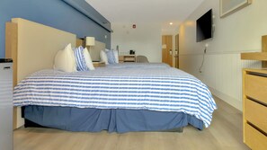 Laptop workspace, free WiFi, bed sheets