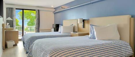 Premium bedding, laptop workspace, free WiFi, bed sheets