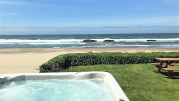 Dupleks, 2 kamar tidur, hot tub, tepi laut (Beach Access) | Jet tub