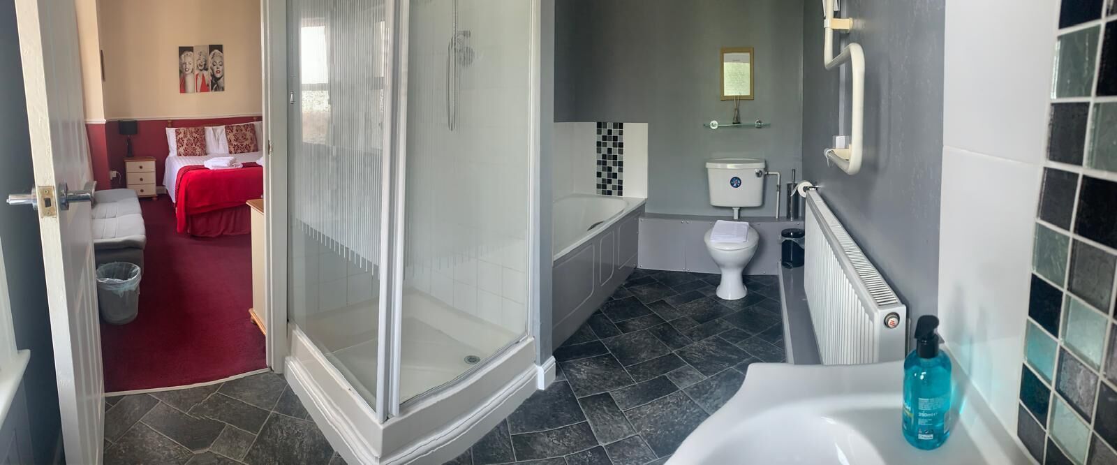 Chambre Double Exécutive, salle de bains attenante, vue mer (Room 8) | Salle de bain