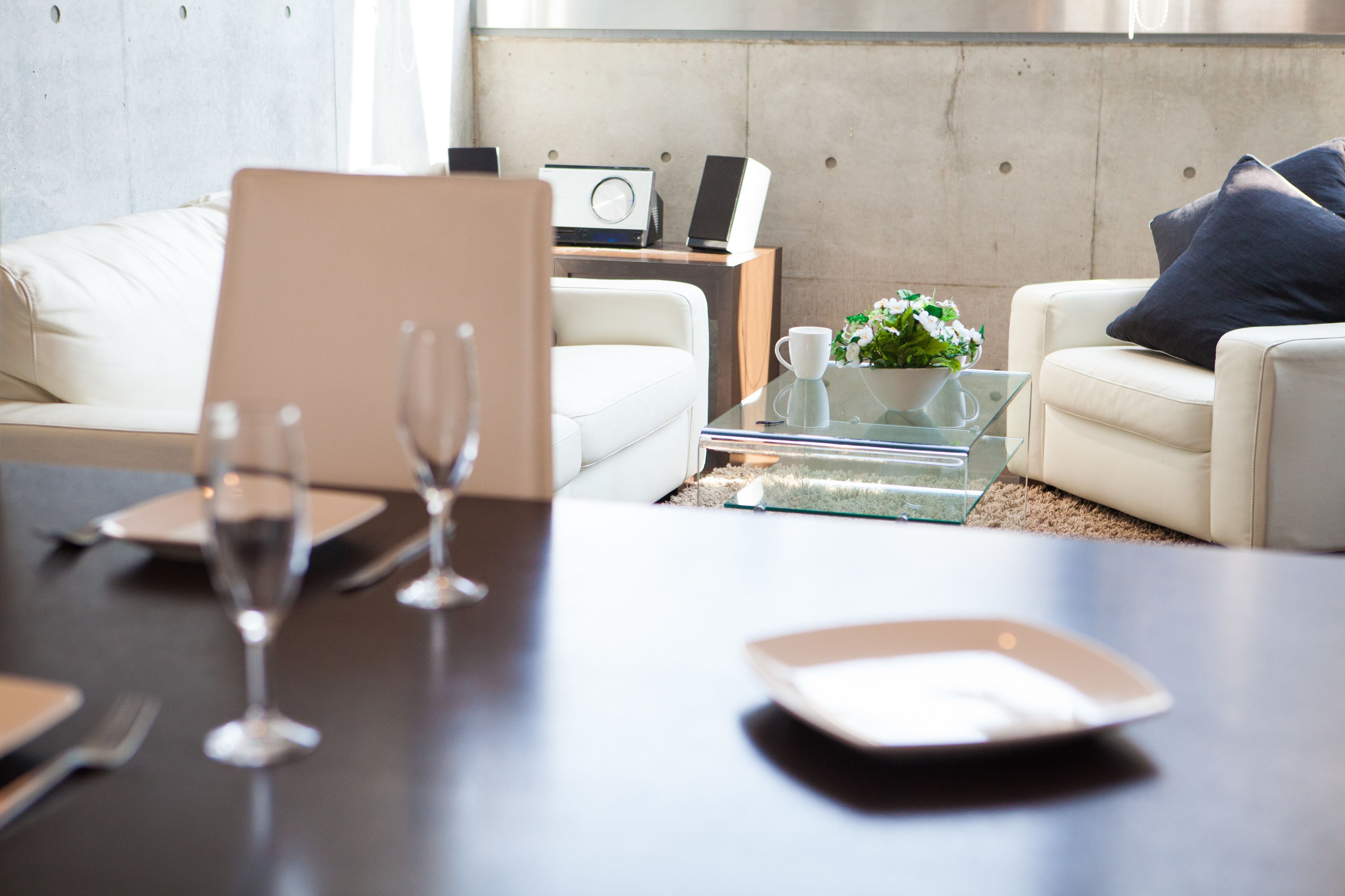 Apartment, 3 Schlafzimmer | Essbereich im Zimmer