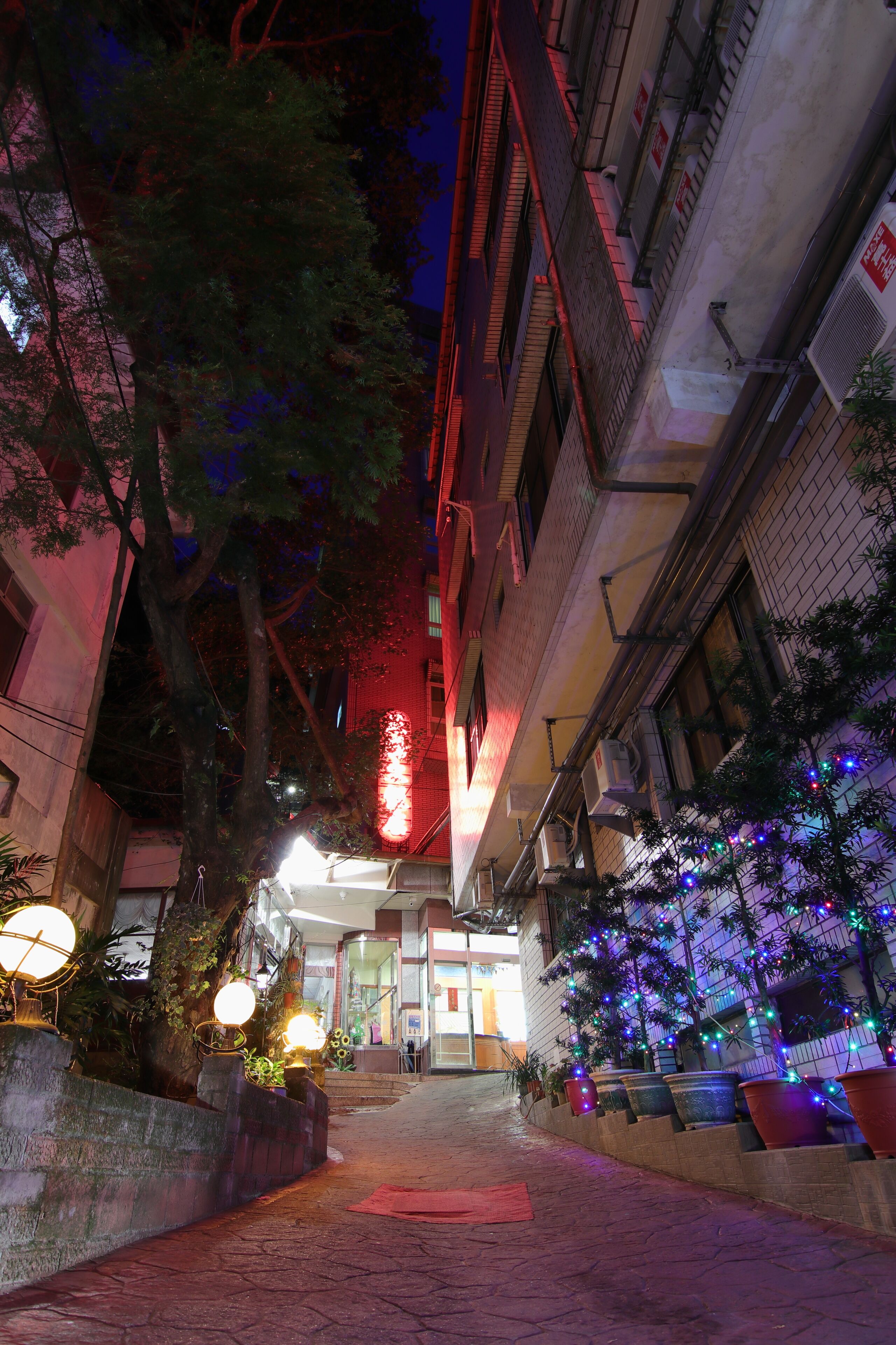 front of property – evening/night