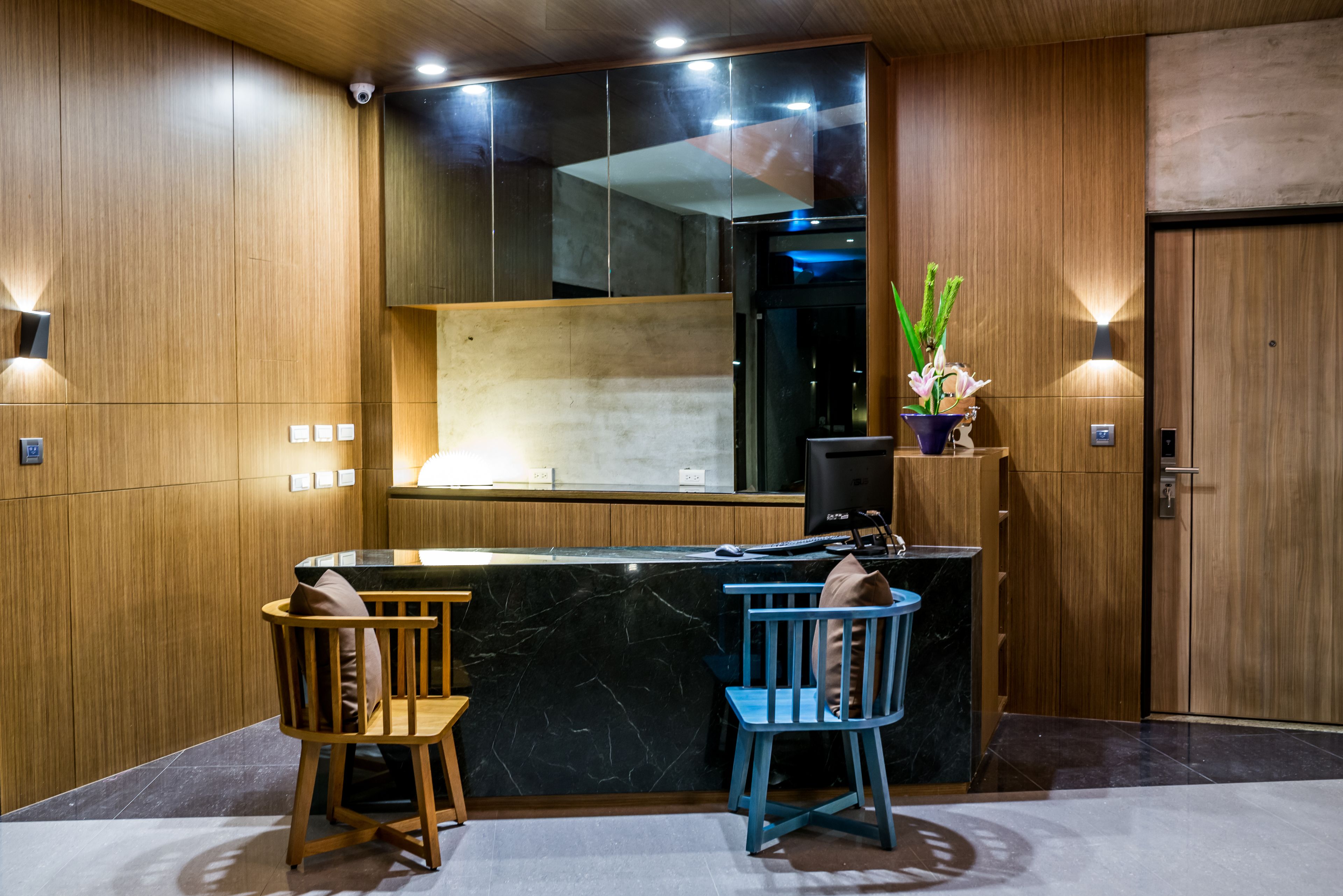 check-in/check-out kiosk