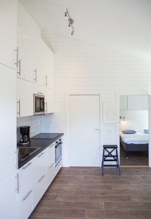 Basic Cottage, 1 Bedroom | Private kitchen | Shared fridge - Kosta Lodge (Kosta)