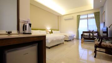 Quarto quádruplo clássico | Vista do quarto