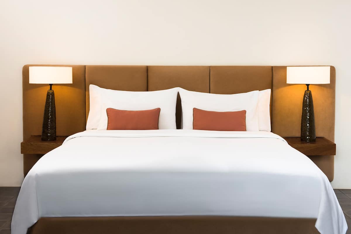 Deluxe Triple Room, Balcony, Pool View | 1 bedroom, premium bedding, pillow-top beds, in-room safe
