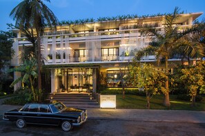 Front of property - evening/night