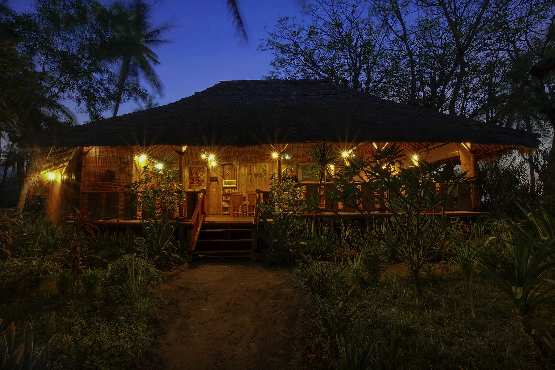 front of property – evening/night