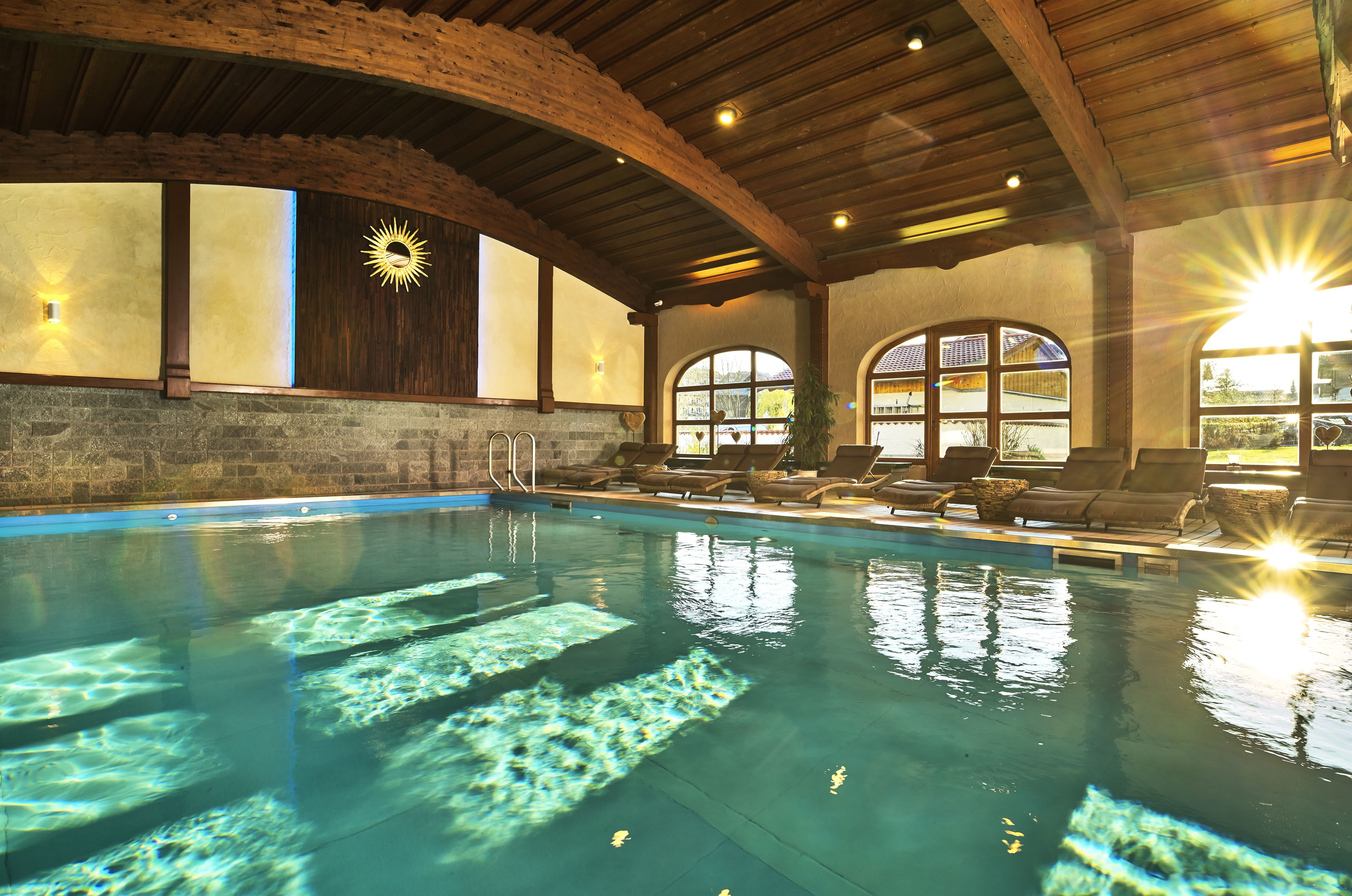 Indoor pool, outdoor pool