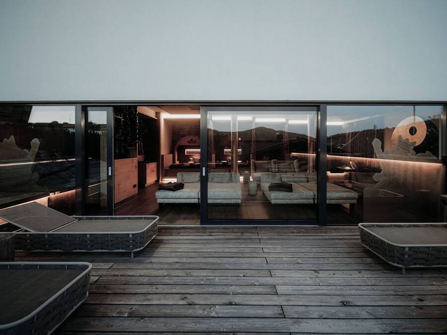 Behandlingsrum til par, sauna, boblebad, dampbad, kropsbehandlinger