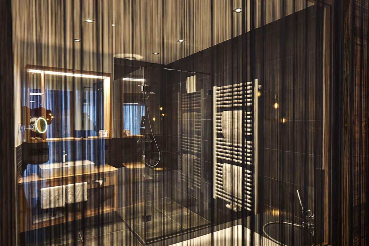 free toiletries, hair dryer, bathrobes, towels