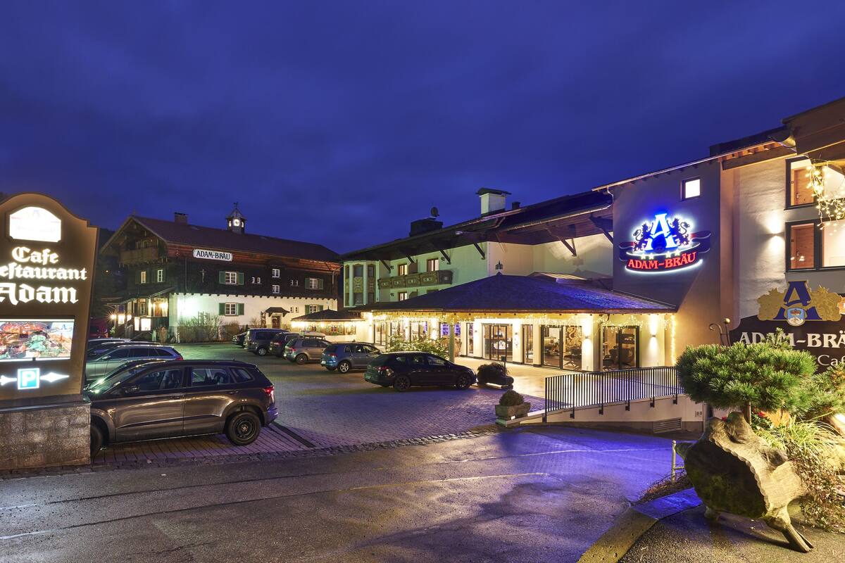 front of property – evening/night