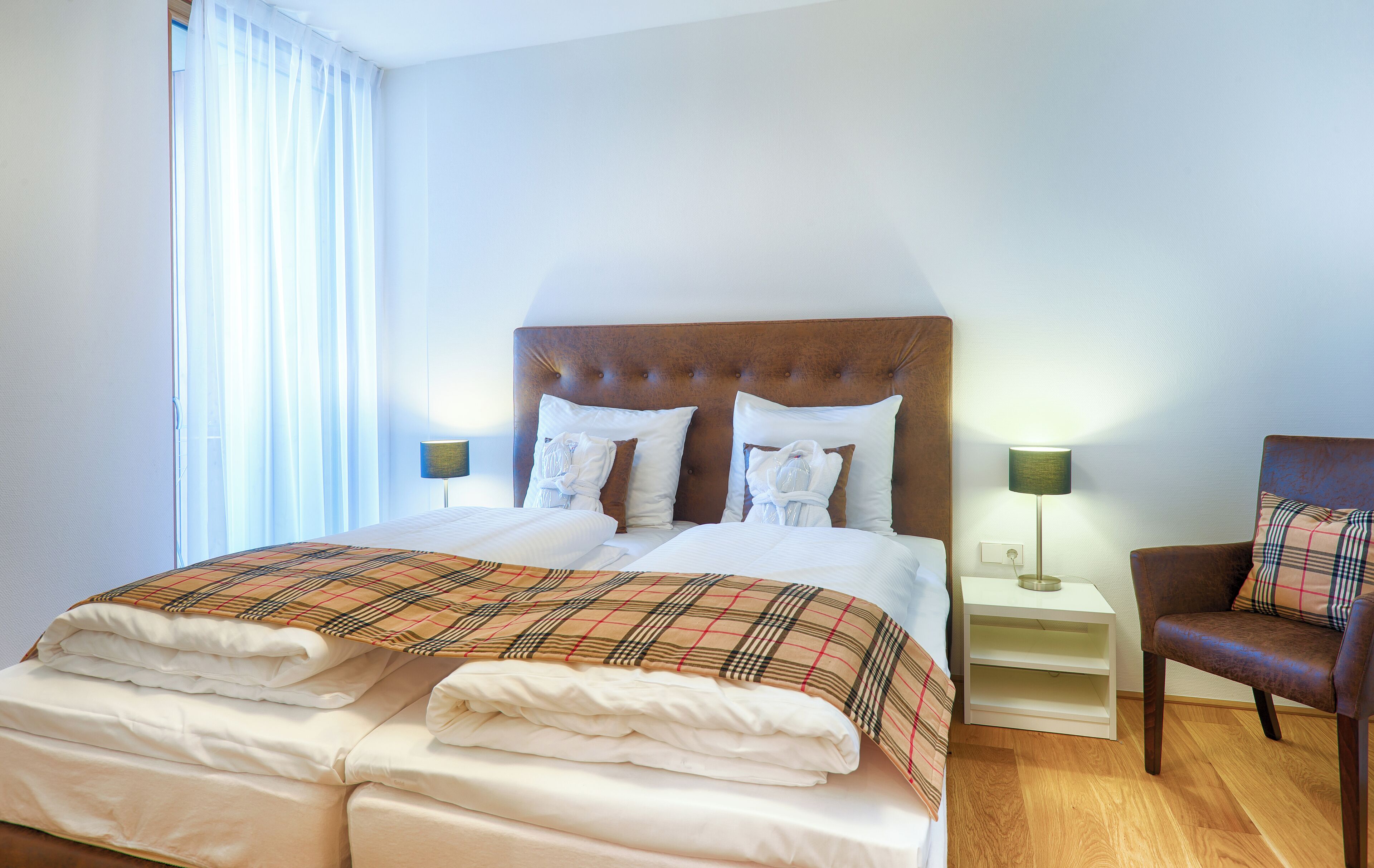 Comfort Apartment, 2 Bedrooms (BV6.2 / Excl. 163 EUR cleaning fee) | Premium bedding, in-room safe, blackout drapes, soundproofing