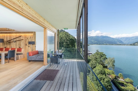 Cobertura superior, 3 quartos (BV7.1 / Excl. 215 EUR cleaning fee) | Vista do quarto. Residence Bellevue by Alpin Rentals - incl Summercard