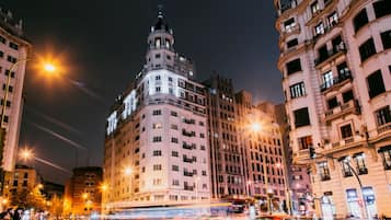 Front of property – evening/night