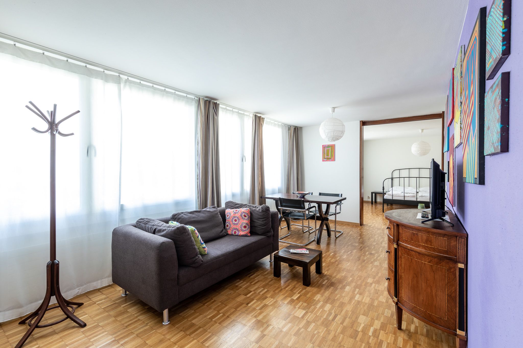 Apartment, 1 Bedroom | Living area