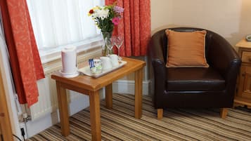 Individually decorated, individually furnished, iron/ironing board