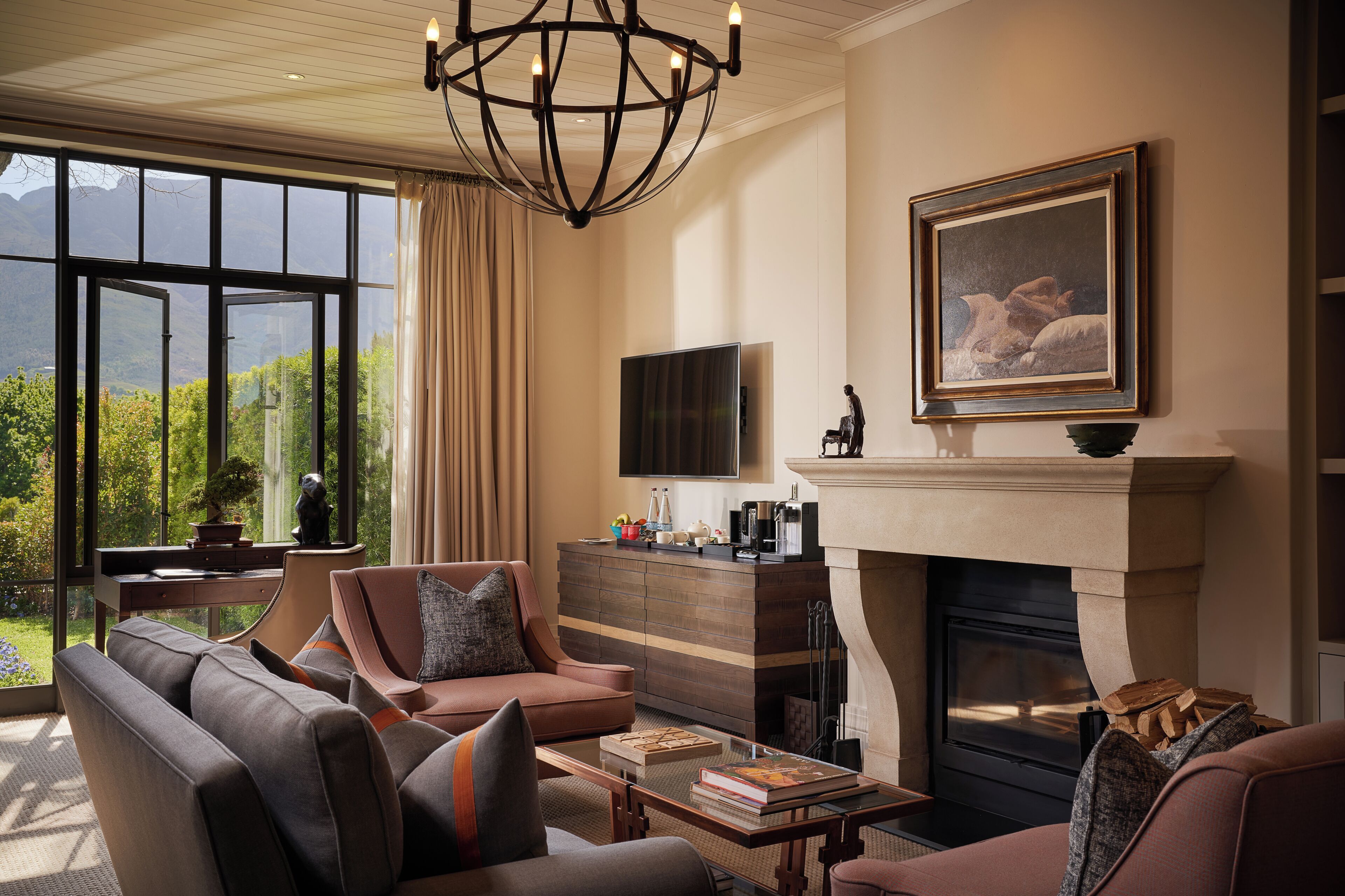 premium studio suite | living area | 42-inch plasma tv with digital channels, tv, netflix