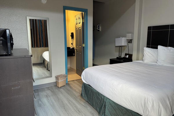 Room, 1 Queen Bed | Desk, iron/ironing board, free WiFi, bed sheets
