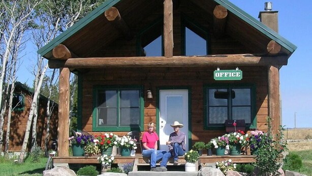 Porch - Travelers Rest Lodge (East Glacier Park)