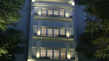 Voorkant van accommodatie