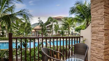 Grand Suite, 2 Bedrooms, Pool Access, Pool View | Terrace/patio