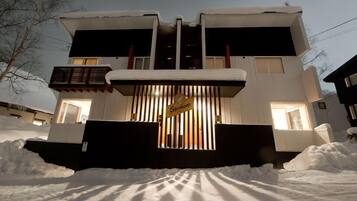 Front of property – evening/night