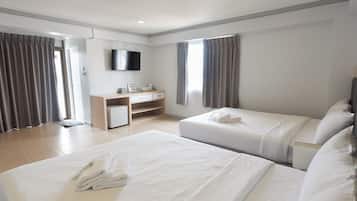 Kamar Quadruple Superior | Wi-Fi gratis dan seprai linen