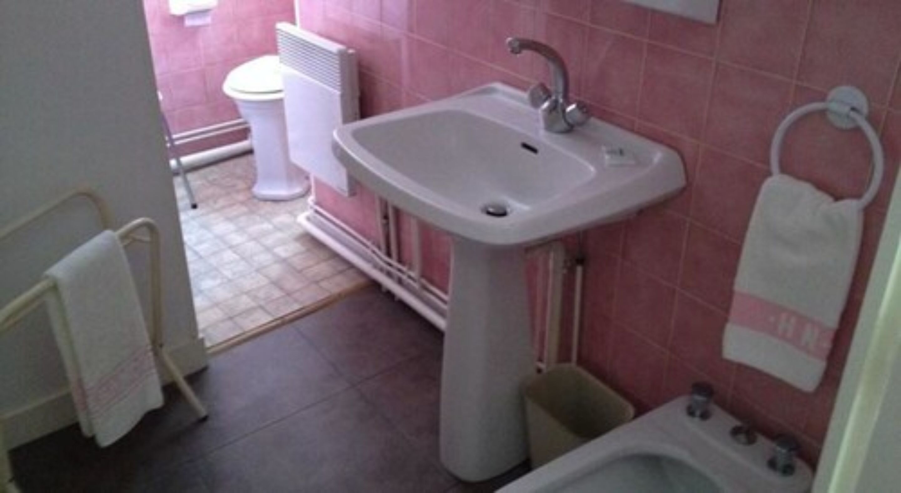 free toiletries, hair dryer, towels