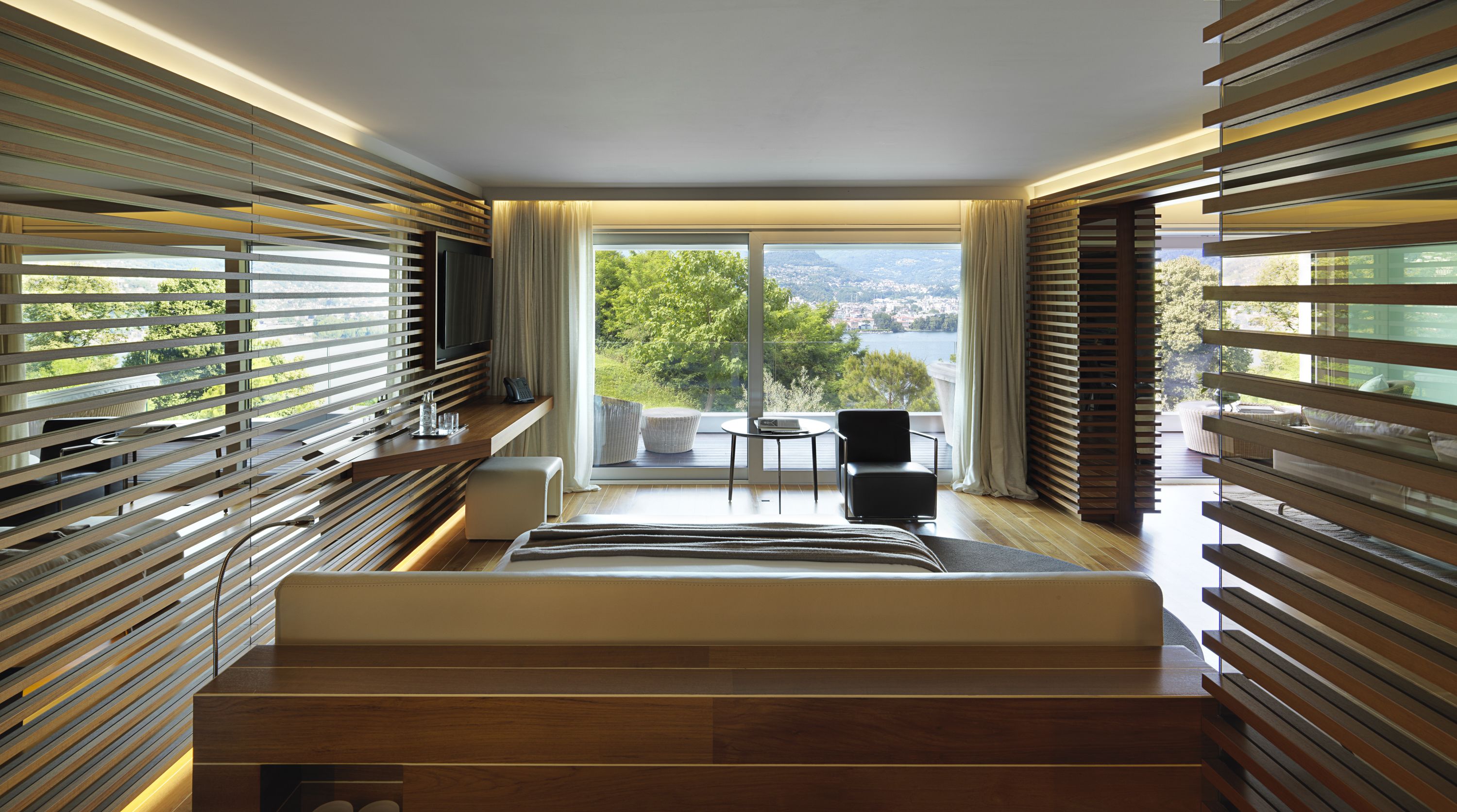 premium suite, 1 king bed with sofa bed, terrace, lake view | view from room