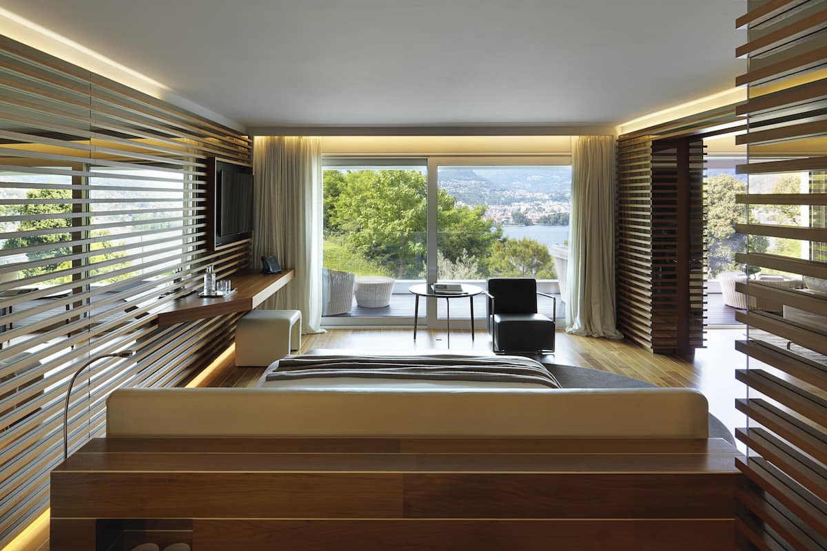 premium suite, 1 king bed with sofa bed, terrace, lake view | view from room