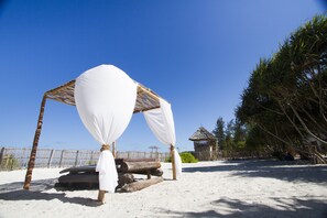 Massages sur la plage, massages