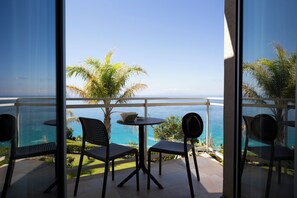Deluxe Double or Twin Room, Sea View | Terrace/patio - Blue Bay Resort (Ricadi)