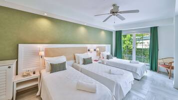 Ropa de cama de alta calidad y minibar