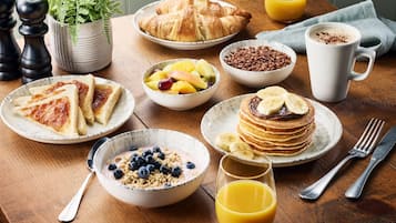 Buffet breakfast for a fee