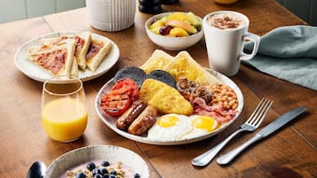Frühstücksbuffet gegen Gebühr