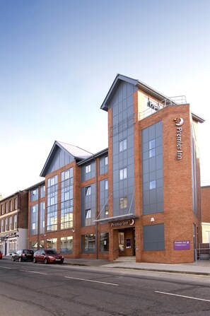 A Premier Inn hotel with a brick facade, large windows, and a prominent entrance. - Premier Inn Chester - Railway Station (Chester)