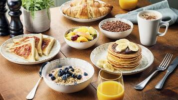 Buffet breakfast for a fee