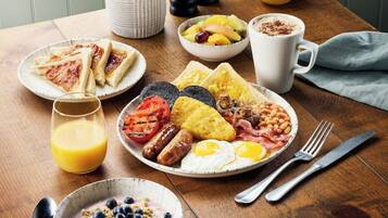 Buffet breakfast for a fee