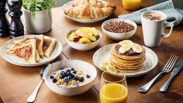 Buffet breakfast for a fee