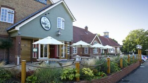 A building with a sign reading 'Balkerne Gate' and a 'Table Table' sign. - Premier Inn Colchester - A12 (Colchester)