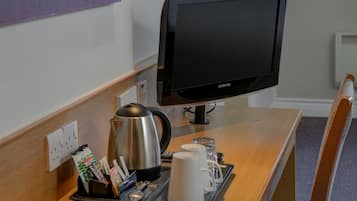 Schreibtisch, kostenloses WLAN, Bettwäsche, Rollstuhlgeeignet