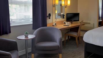 Desk, free WiFi, bed sheets, wheelchair access