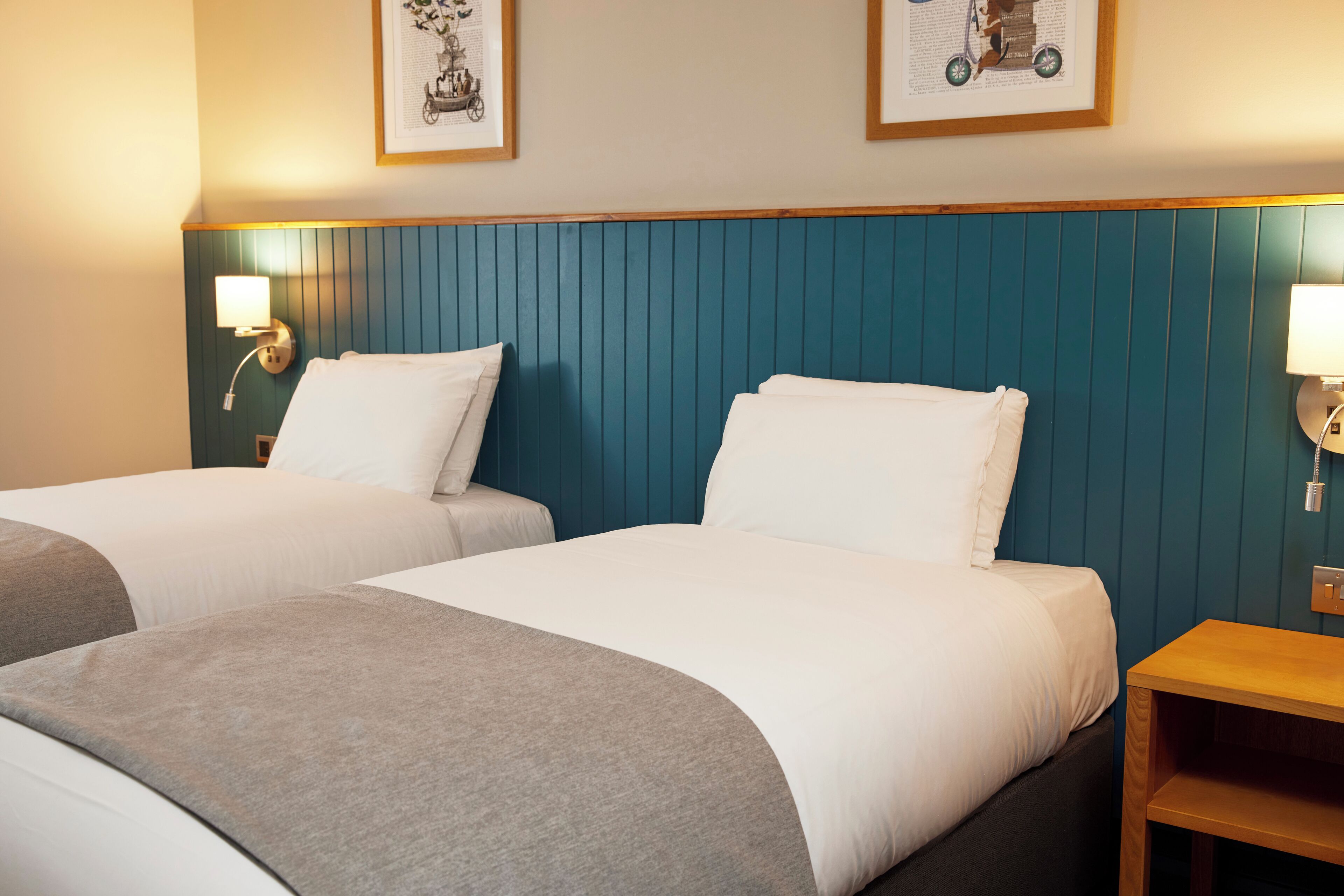 经典双床房, 无障碍 | 办公桌、熨斗/熨衣板、免费 WiFi、床单